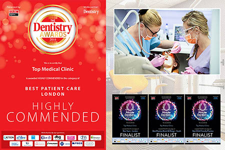 Top Medical Clinic awarded the ‘Highly Commended’ for Best Patient Care in the Dentistry Awards 2016